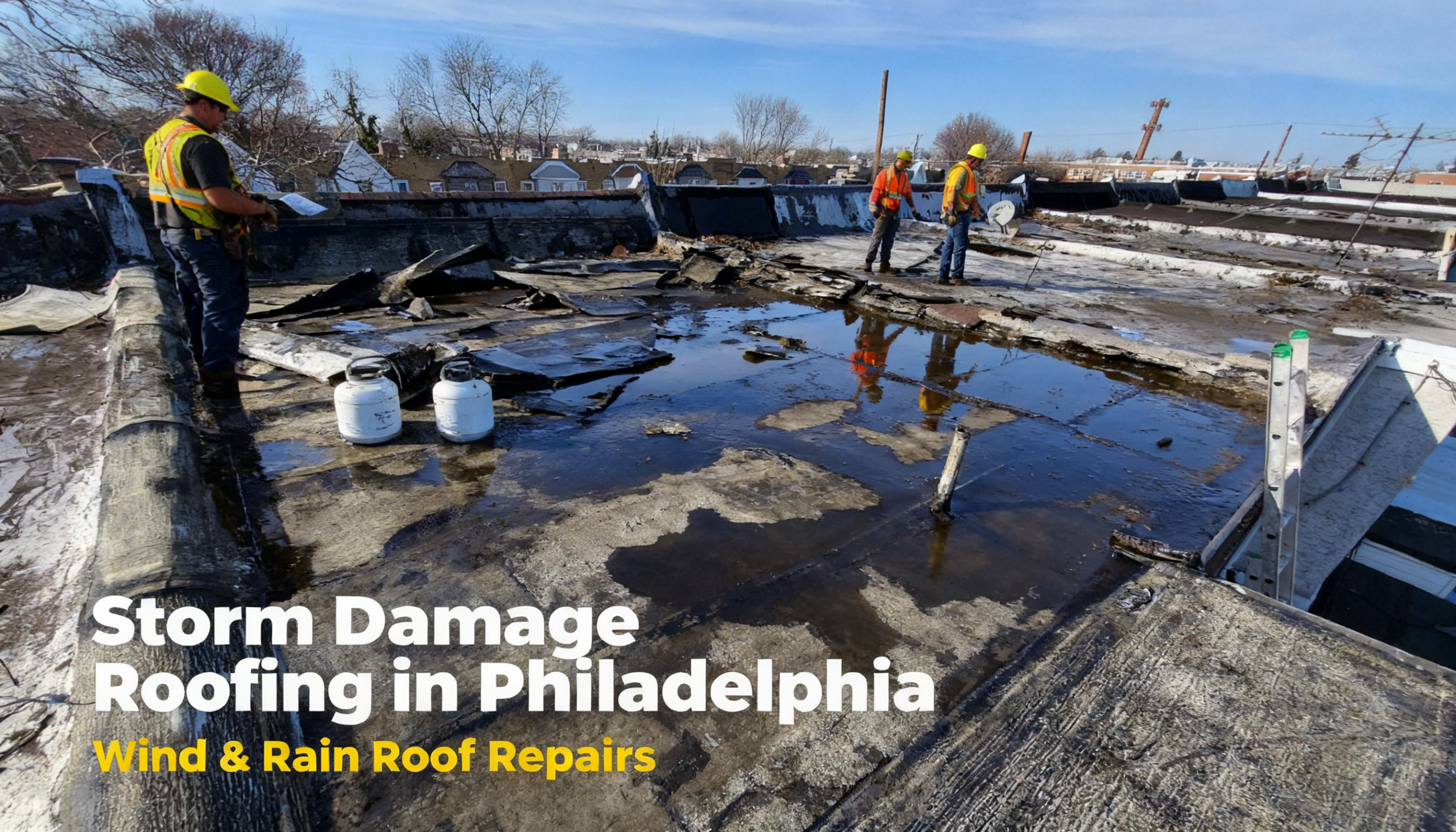 Storm Damage Roofing in Philadelphia: When Wind and Rain Turn Into Roof Repairs