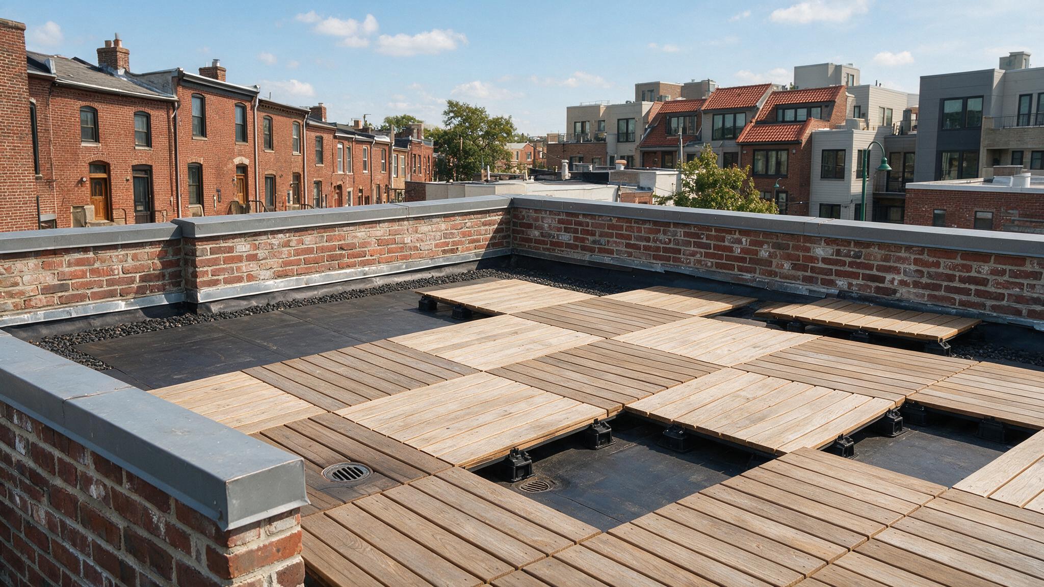 Roof Decks Over Flat Roofs: Waterproofing Details That Need to Stay Serviceable