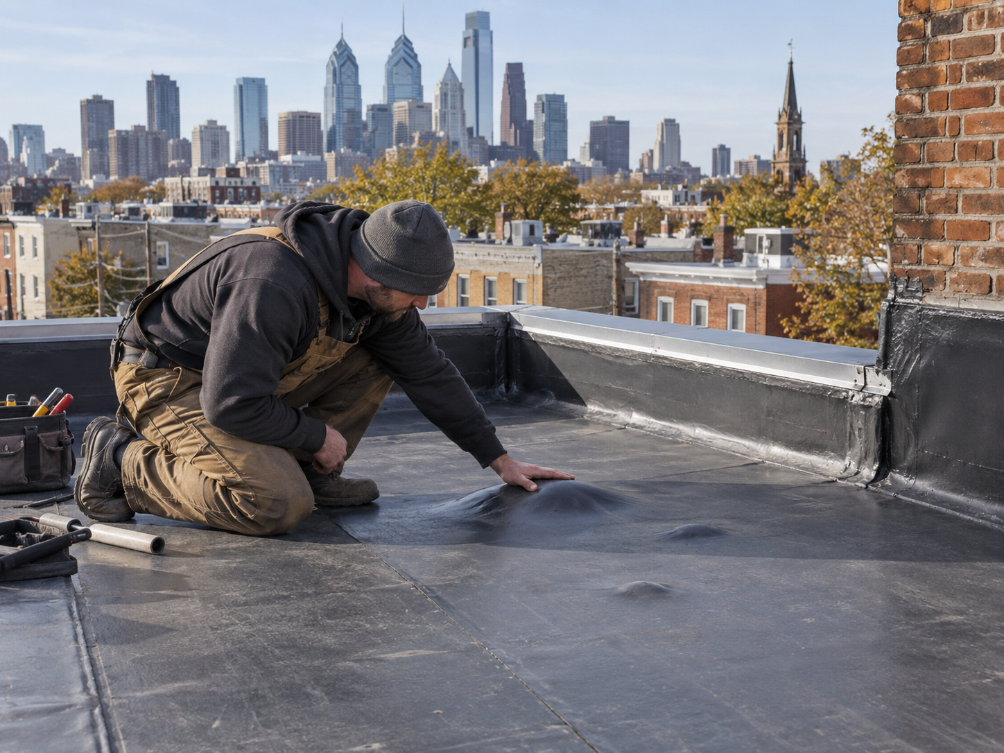 Identifying and Addressing Flat Roof Membrane Blistering